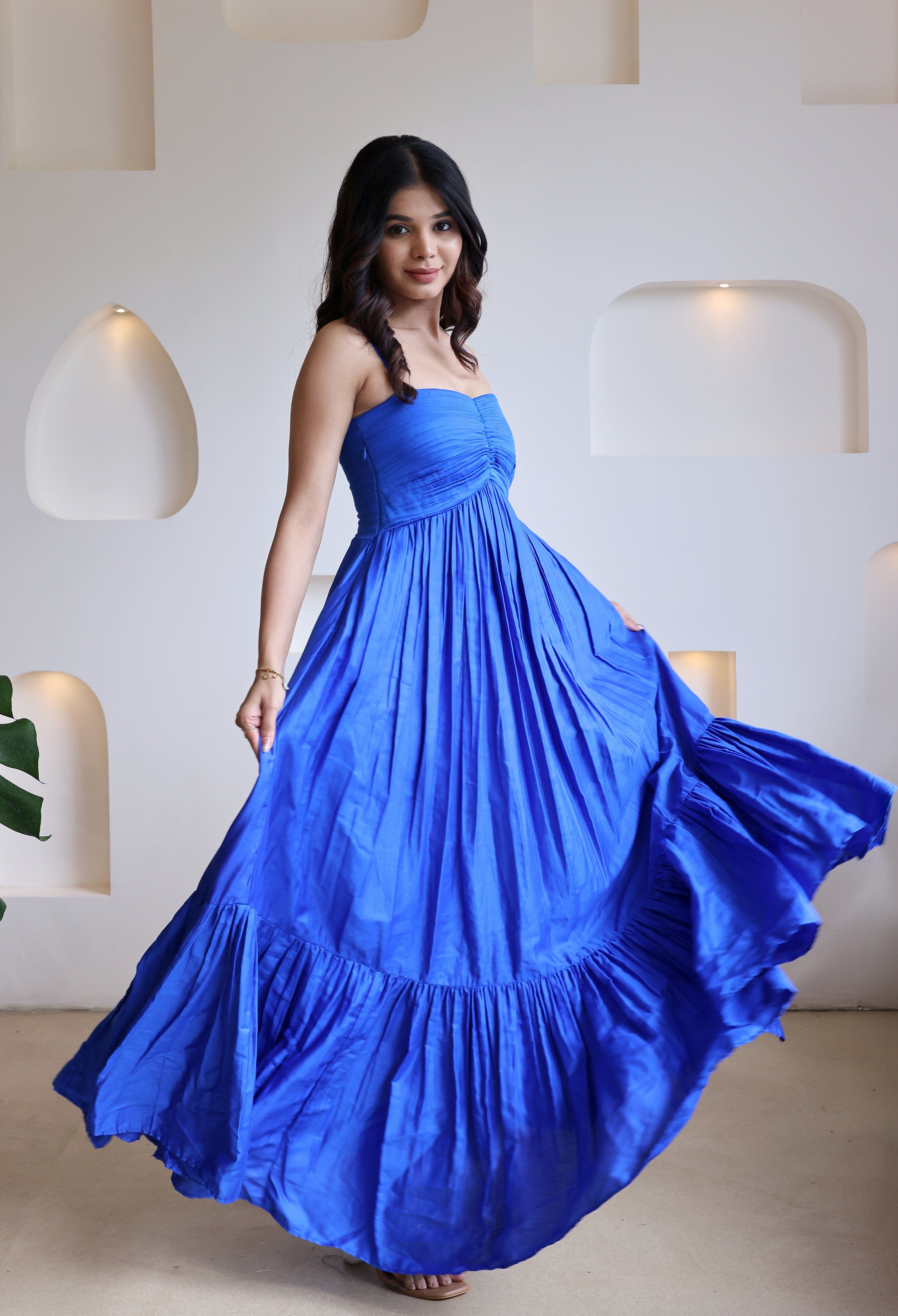 Alora – Tiered Maxi Dress – Ritara by Roshni