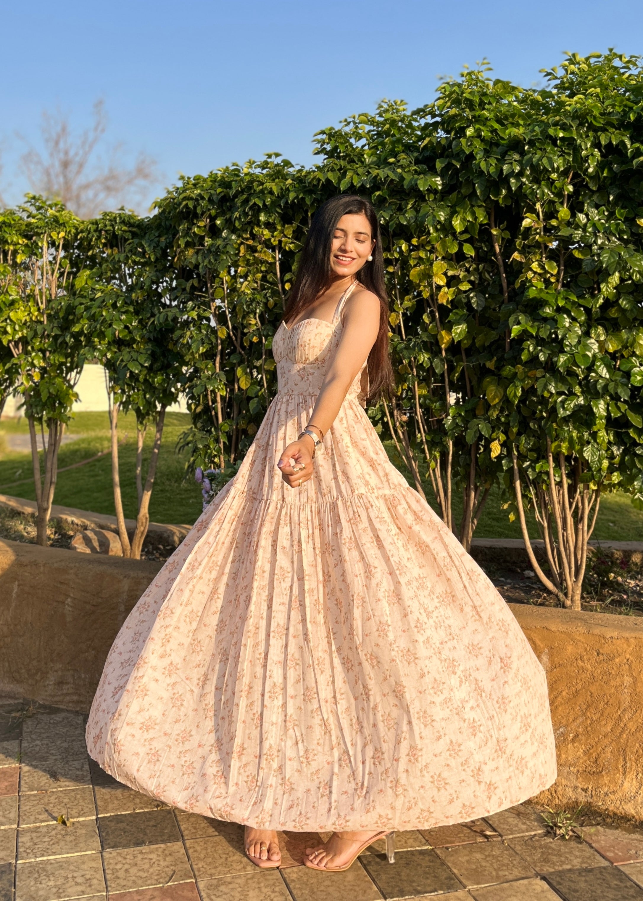 Flora Halterneck Dress