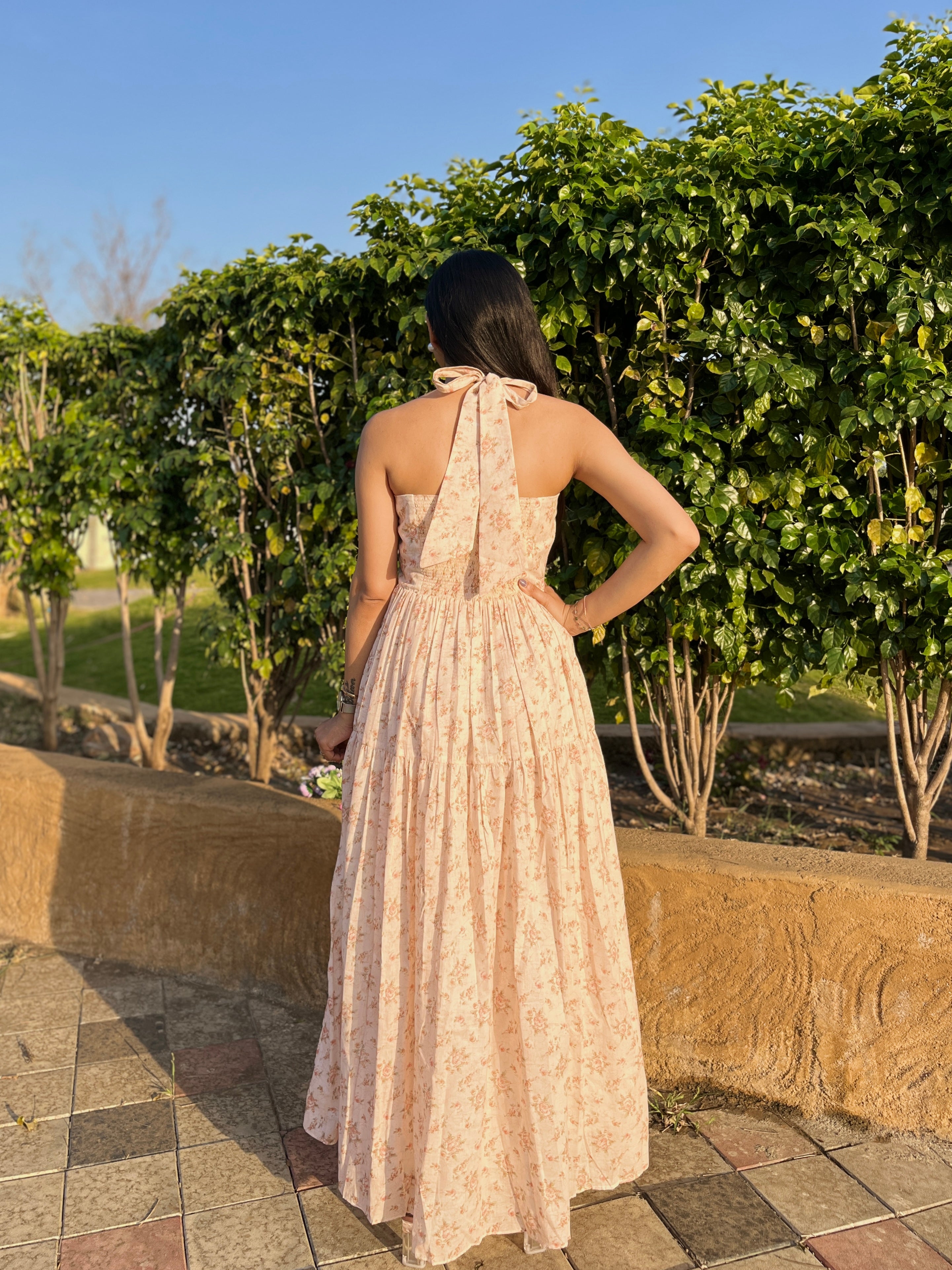 Flora Halterneck Dress