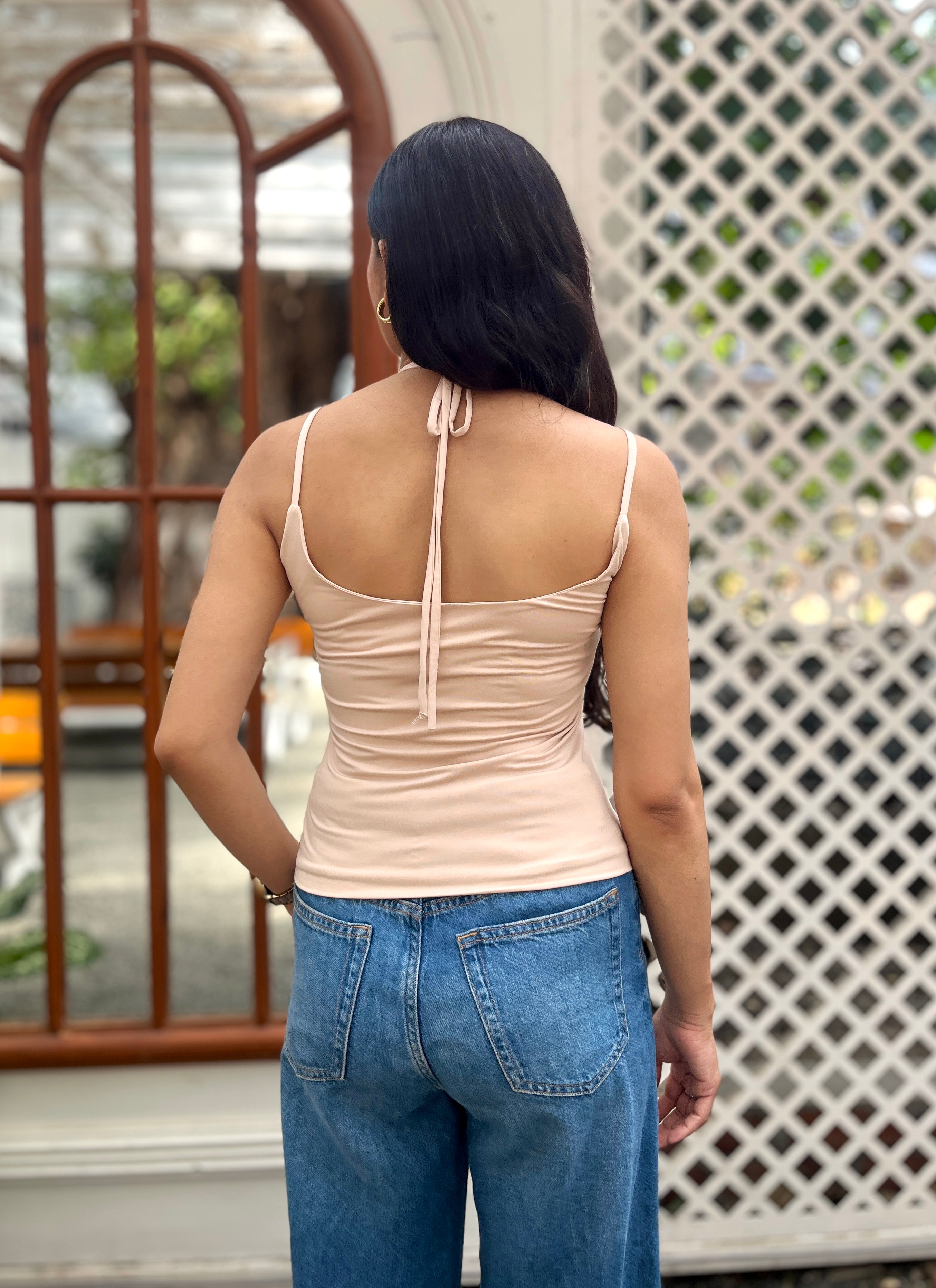 Demi Skin Colour Lace Top